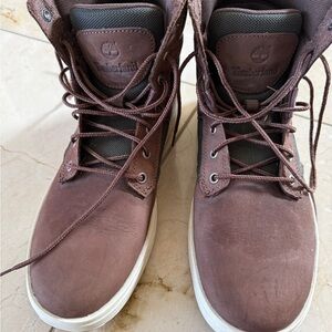 Timberland Men's Dark Brown Lace-Up Boots